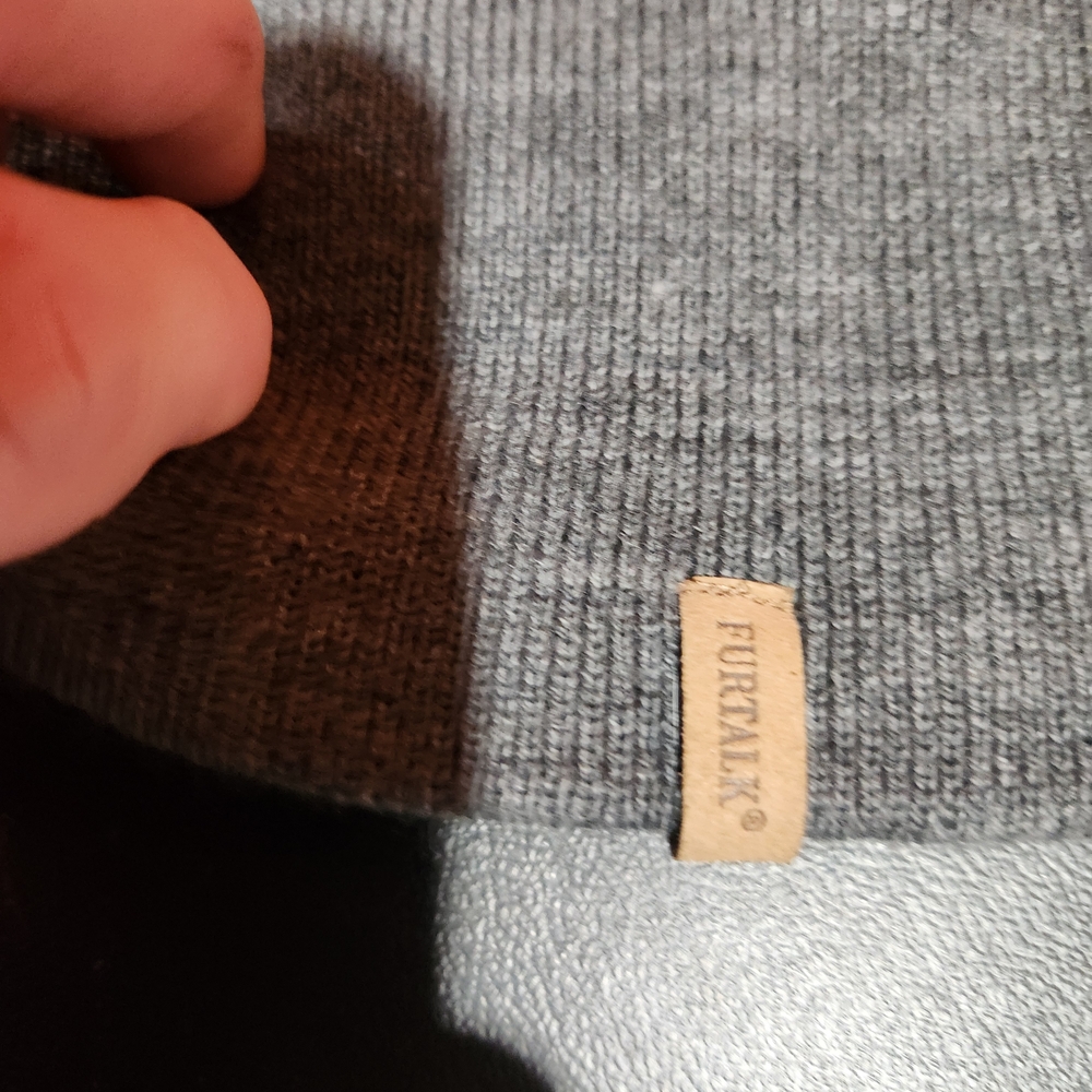 FURTALK Men's Gray Knit Beanie